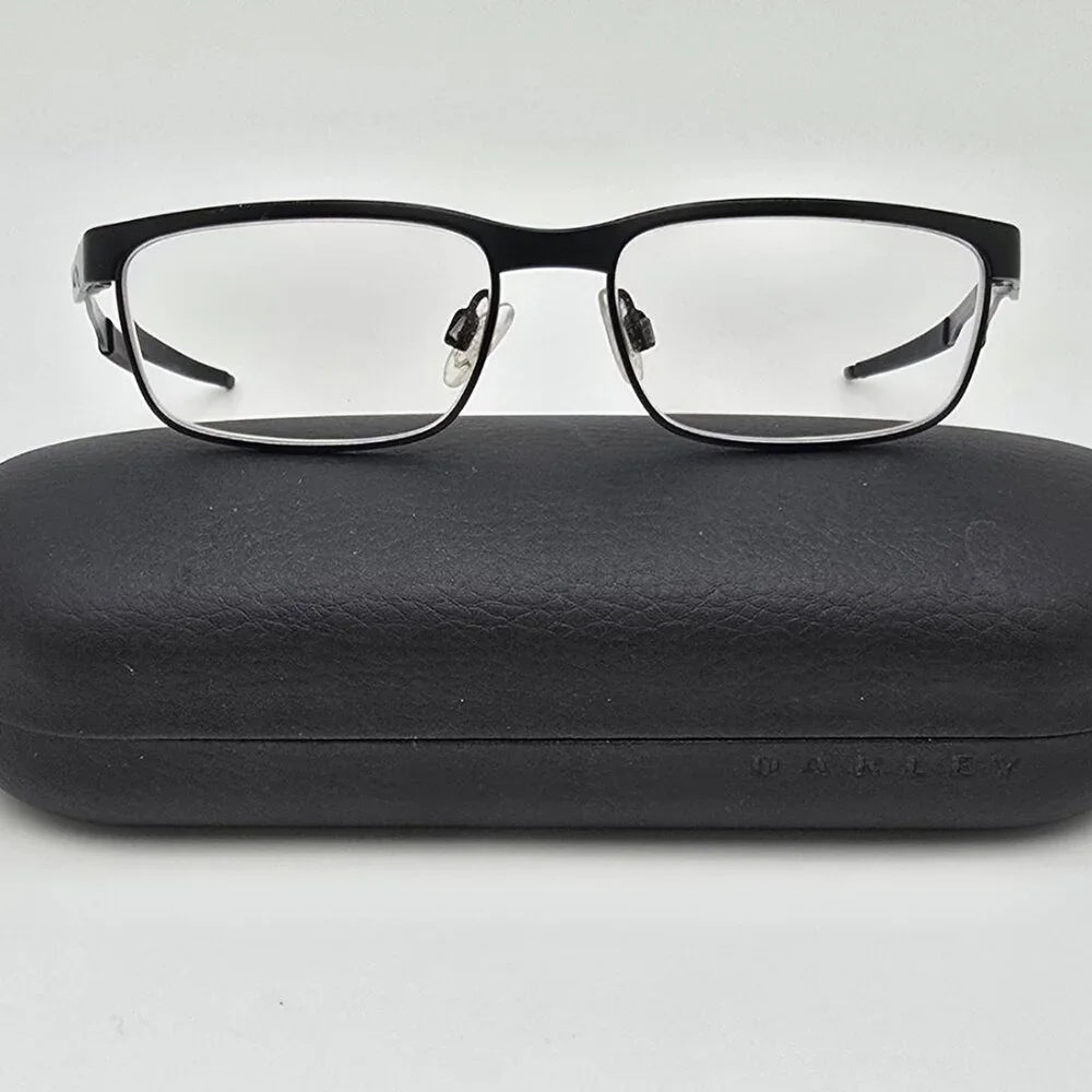 Oakley OY3002-0148 Steel Plate XS Satin Black Kids Eyeglasses Frame w/ Case 48mm